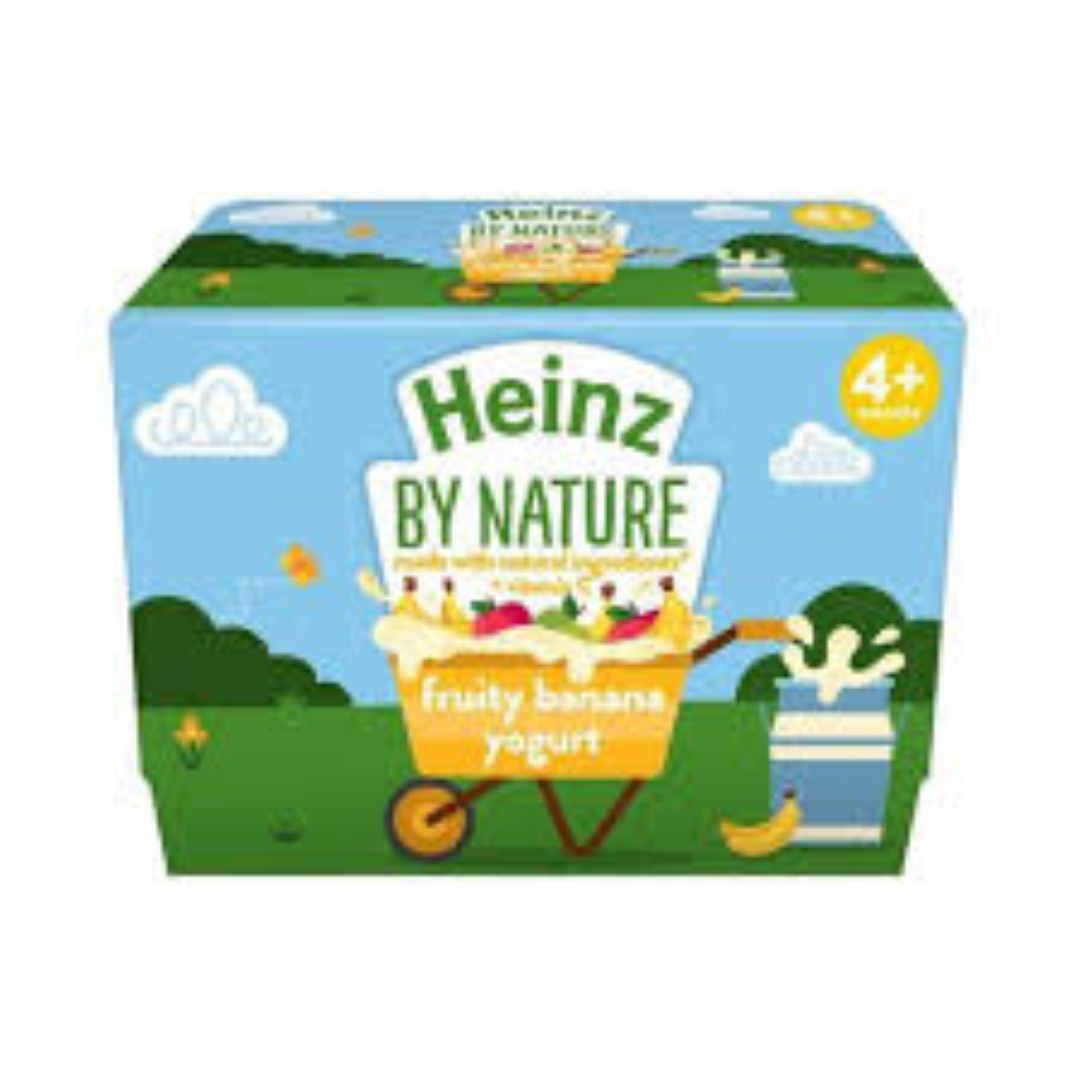 HEINZ FRUITY BANANA YOGHURT BABY FOOD 100G